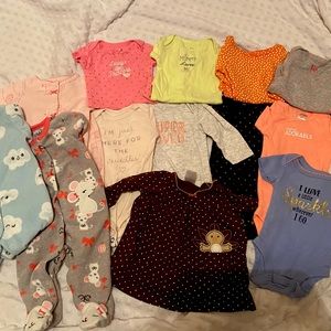 Baby Girl Newborn clothes Bundle